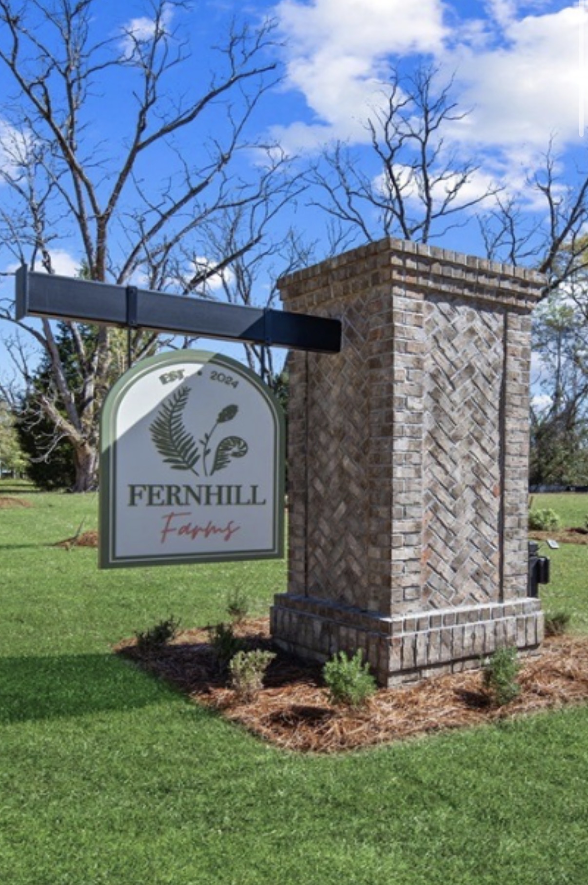 Fernhill Farms community entrance